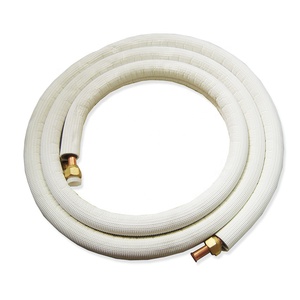 Pièces détachées fendues pour climatiseurs Isolation de connexion Réfrigérant Mousse PVC <span class=keywords><strong>Isolée</strong></span> Tuyau de cuivre Paire de bobines Kit - Product Image 5