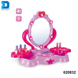 Grande qualità delle ragazze comò giocattolo <span class=keywords><strong>per</strong></span> bambini rosa di trucco set con musica leggera - Product Image 1