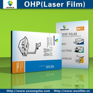 <span class=keywords><strong>Film</strong></span> d'impression laser transparente et respectueux de l'environnement, 210 pièces/sac, OHP, A4, 297x100mm,100 mic, nouveau