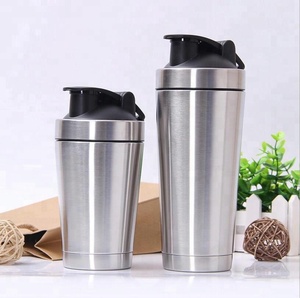 Custom <span class=keywords><strong>Amazon</strong></span> Venta caliente Acero inoxidable Shaker deporte taza proteína en polvo - Product Image 1
