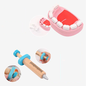 Kit médical en bois, équipement médical, jeu de rôle, vente en gros - Product Image 6