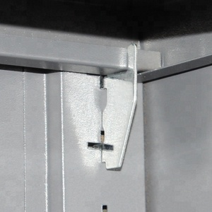 Derribar muebles de acero del Gabinete de almacenamiento de 4 de Metal de <span class=keywords><strong>puerta</strong></span> de oficina armario con estantes ajustables - Product Image 4