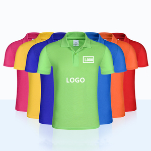 Polos lisos en blanco con diseño personalizado para <span class=keywords><strong>hombre</strong></span>, 65% algodón, 35% poliéster, logotipo oem - Product Image 1