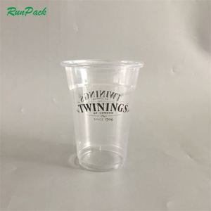 Fábrica de <span class=keywords><strong>China</strong></span> de <span class=keywords><strong>comida</strong></span> rápida de embalaje de impresión de taza de plástico de 300 Ml con tapa - Product Image 6