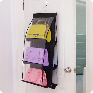 Family Organizer Backpack <strong>Storage</strong> 6 Pocket Wardrobe Rack Hangers Cute Purse Bag <strong>Hanging</strong> <strong>Storage</strong> Bag Household <strong>Shoe</strong> Supplies - Product Image 2