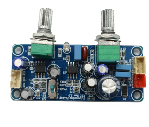 Düşük geçiş filtresi bas Subwoofer Preamp amplifikatör kurulu tek güç DC 9-32V preamplifikatör bas ses ayarı ile