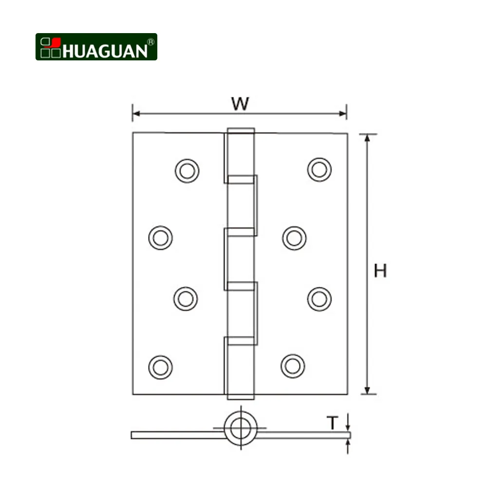 Giá Rẻ Satin Phẳng 4 5 Inch 4BB Trục Thép Không Gỉ Cửa Bản Lề