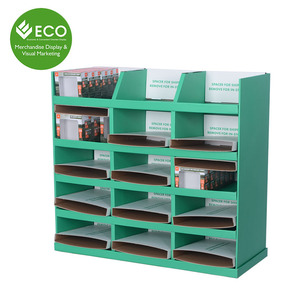 Vendita calda Wal-mart Pallet Tazza di Promozione Supermercato Display Rack, Cartone Stabile Display Stand - Product Image 1