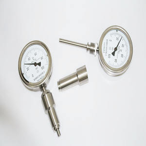2 "3" 4 "termómetro bimetálico con 50 mM 75mm 100mm y 304/316/316L/11Cr18Ni9Ti alta o baja temperatura bimetálico de la bobina - Product Image 1
