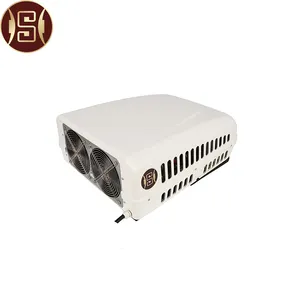 DC 12V 24V battery powered air conditioner for construction machinery tractor and agricultural machinery