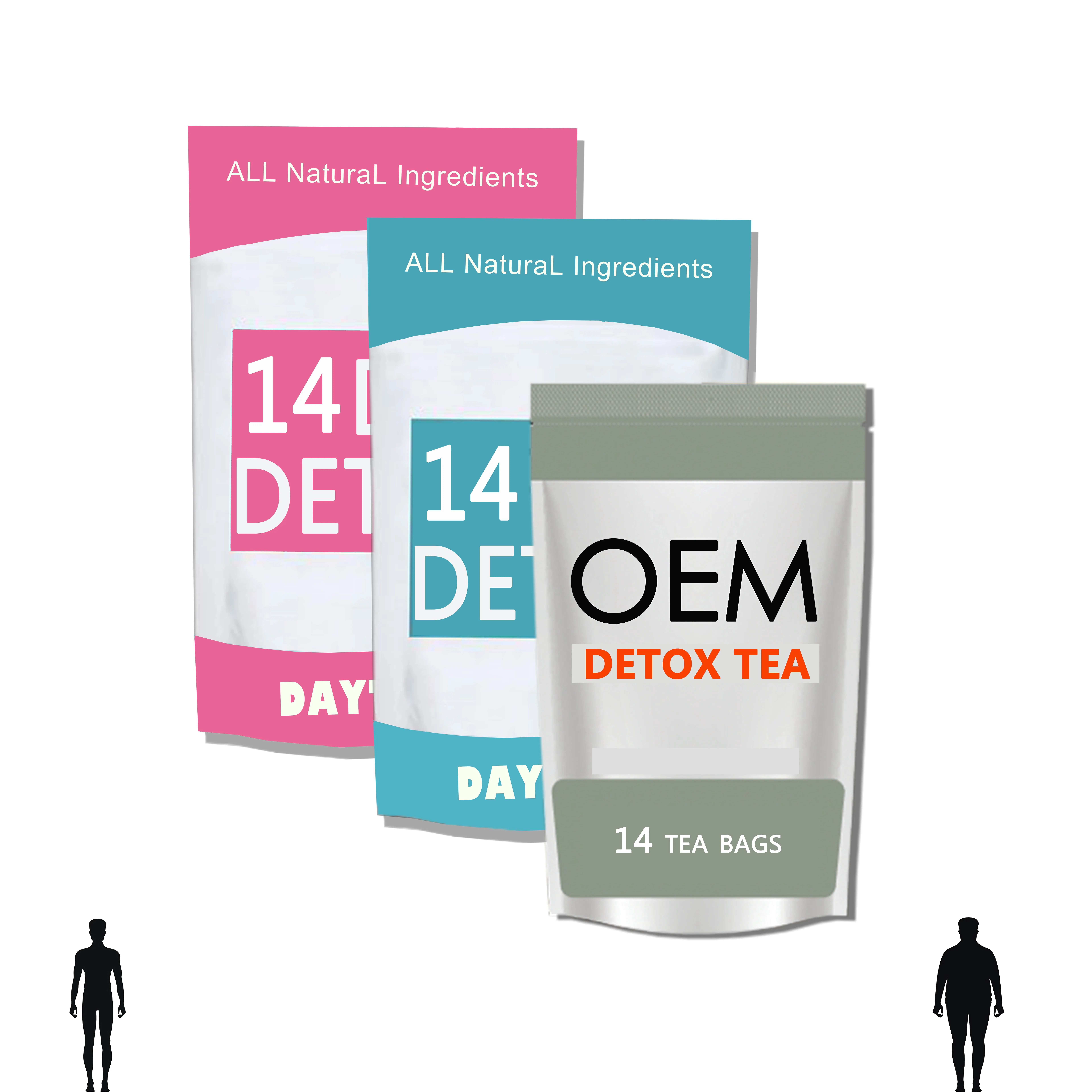 Chinesischer Vorteil Abnehmen Detox Teaskinny Tee Getränke mit Geschmack Super Detox Fett verbrennung Tee Private Label Bio Detox Tee