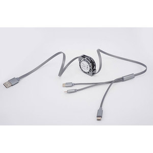 Universale di Ricarica di Estensione Cavo <span class=keywords><strong>Usb</strong></span> <span class=keywords><strong>3</strong></span> In 1 Cavo di Dati Per Il Mobile - Product Image 2
