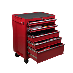 Heavy Duty Drawer Garage Storage Steel Tool Cabinet With Mechanic Trolley On Wheels Metal Tool Cabinet