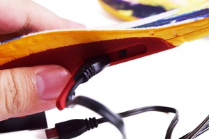 Remote battery heated insoles skiing Candle ice fishing cycling hunting and snowshoes - Product Image 5