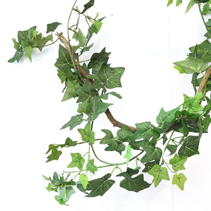 Ghirlanda di Edera Artificiale da 190 cm per Decorazione Murale, Foglie Verdi Finte per Ghirlande Nuziali - Product Image 3