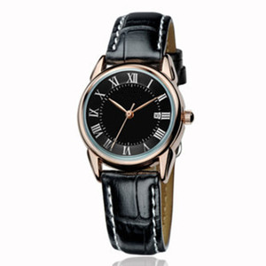 Montre-bracelet en cuir classique avec chiffres romains, bonne qualité, pour couple, couleur marron, modèle japonais, tendance, pour amoureux, nouveauté <span class=keywords><strong>2021</strong></span> - Product Image 2
