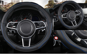 Couverture <span class=keywords><strong>de</strong></span> <span class=keywords><strong>volant</strong></span> <span class=keywords><strong>de</strong></span> voiture souple, 50 pièces, couvercle <span class=keywords><strong>de</strong></span> <span class=keywords><strong>volant</strong></span> <span class=keywords><strong>de</strong></span> haute qualité, couture à la main, nouveau design usine - Product Image 4