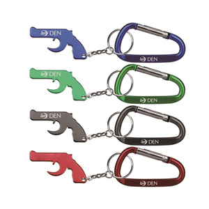 Gros <span class=keywords><strong>militaire</strong></span> promotions cadeau en aluminium gun forme mini bière ouvre-bouteille avec porte-clés - Product Image 3