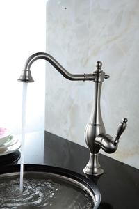 Tous cuivre et plomb Européenne classique gouttières avec un standard ouvert-trou cuisine eau chaude mixer <span class=keywords><strong>robinet</strong></span> - Product Image 3