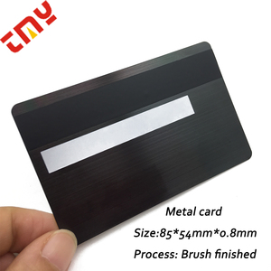 Carte <span class=keywords><strong>di</strong></span> <span class=keywords><strong>Credito</strong></span> in Metallo Personalizzate, Formato Standard, Economiche, Nere, con Chip EMV e Design Personalizzato - Product Image 5