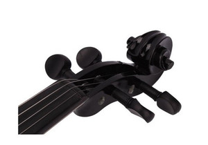 OEM Chine en gros violon <span class=keywords><strong>noir</strong></span> couleur attelle violon tilleul pratique violon - Product Image 4