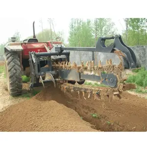 Good Price best quality hard Hot sale rock trencher backhoe disc trencher for sale