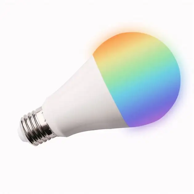 Nuevo diseño RGB + W barato Led Bombilla FCC certificado Arco Iris bombilla de luz