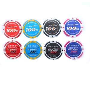 Promotion Jetons personnalisés 11.5G Jetons de <span class=keywords><strong>roulette</strong></span> en plastique ABS Jetons de poker bon marché Donner des jetons avec insert à noyau métallique - Product Image 6