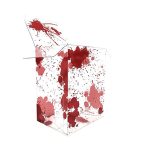 Protector Personalizado para <span class=keywords><strong>Funko</strong></span> <span class=keywords><strong>POP</strong></span> de 4 Pulgadas con Diseño de Salpicaduras de Sangre Roja - Product Image 2