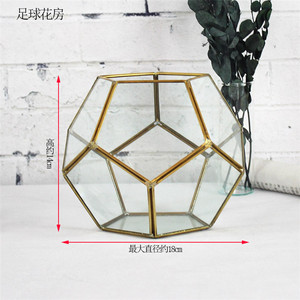 Manufacturer Football Shape Geometric Terrarium or Candle Holder Wedding Center Large Size clear Glass <strong>Flower</strong> <strong>Vases</strong> - Product Image 4