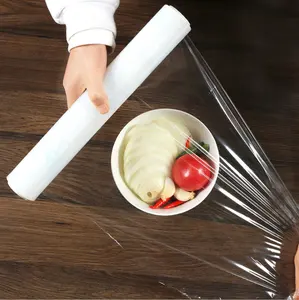 Pla Plastic Wrap Food Grade Biologisch Afbreekbaar Composteerbaar Stretch Vershoudfolie