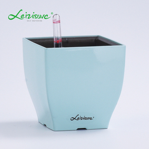 Leizisure mesa de plástico Mini pequeño regordete <span class=keywords><strong>Plaza</strong></span> trapezoidal de riego planta maceta pote de flor - Product Image 2