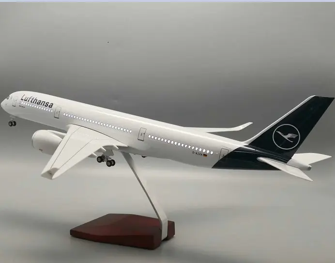 A350 LED-Flugzeug modell Sprach steuerung Passagier flugzeug Modell 1:142 47cmPrivate Anpassung des Hohl rumpfs