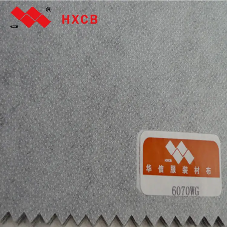 (6070 W) 100% Polyester Fusible Papier Non-Tissé Entoilage Doublure de Tissu Pour Hommes Costumes Vestes Manteaux