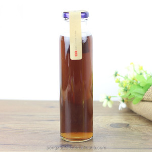 Reutilizable recto ronda fría prensa <span class=keywords><strong>10</strong></span> oz 300 ml bebidas botella de vidrio con tapa de lata - Product Image 4