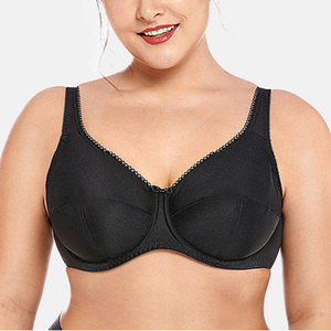 Áo Ngực Không Gọng Lót Đầy Đủ Hình Dáng, Áo Ngực Cotton Che Phủ Toàn Bộ Thoáng Khí Hỗ Trợ Công Ty Cỡ Lớn - Product Image 4