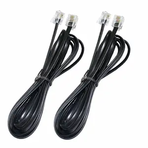 1 m 2 m 3 m 5 m platte 6P4C telefoonkabel rj11