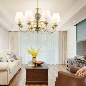 JYLIGHTING – <span class=keywords><strong>lustre</strong></span> en céramique <span class=keywords><strong>et</strong></span> <span class=keywords><strong>cuivre</strong></span>, prix de gros - Product Image 5