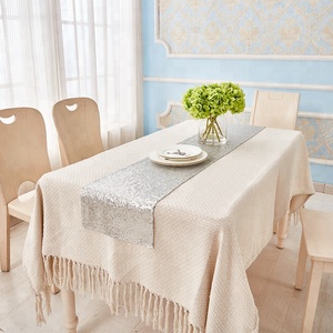 L'europe Satin Brodé Tissu Tapis Coureurs pour Les Couloirs <span class=keywords><strong>Bleu</strong></span> Chemins de <span class=keywords><strong>Table</strong></span> - Product Image 2