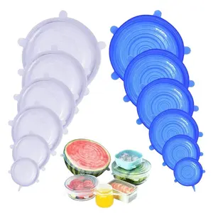 食品新鲜硅胶弹力盖适合各种形状的容器碗碟