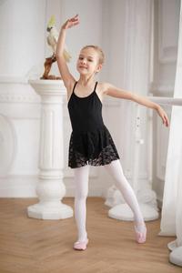 De algodón lindo negro camisola de encaje Leotardos de Ballet para bebé niño - Product Image 2