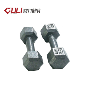 Fonte De Fer <span class=keywords><strong>Hex</strong></span> Haltère Gris Martelé <span class=keywords><strong>Hex</strong></span> Haltère - Product Image 4