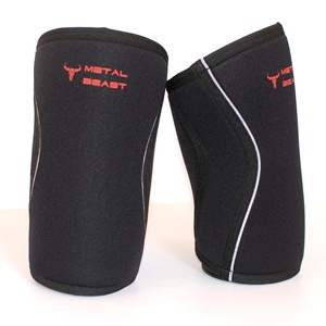 Manchons de compression pour genoux de 7 mm pour squats, fitness, musculation, haltérophilie et musculation de haute intensité - Product Image 2