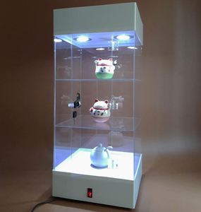 Giá trưng bày trang điểm <span class=keywords><strong>Acrylic</strong></span> tùy chỉnh với Khay xoay và ngăn kéo để tổ chức các sản phẩm làm đẹp của bạn - Product Image 6