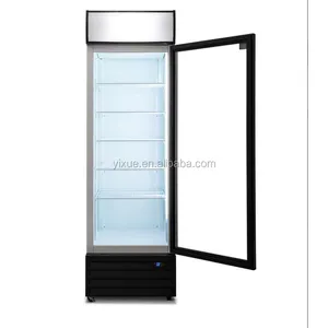 Refrigerador comercial vertical de una puerta con gran capacidad, frigorífico remate con certificado CE /ROHS/ETL