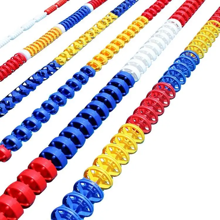 Factory Price Durable Colorful Standard Swimming Pool Floating Lane Rope Racing Line For Competition