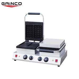 <span class=keywords><strong>Gaufrier</strong></span> <span class=keywords><strong>professionnel</strong></span> industriel en acier inoxydable à 6 plaques - Product Image 2