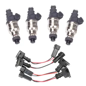 4 pcs 850CC Injectoren voor EVO 7 8 9 RX7 FC3S 13B 20B 4AGE 4G63T Test door ASNU