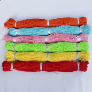 Polyester Round Waxed Cord Thread Wax String Line Stitching Thread Waxed Polyester Twisted Leather Sewing Cord For Craft Making