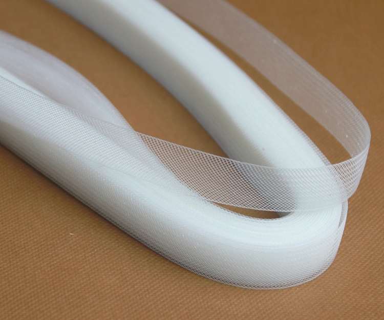 5/8 "1.5cm Flat Plain Soft Horsehair Crinoline Chrinolin Mesh Braid For Making Headpiece And Dress